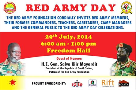 The Red Army Foundation, Juba