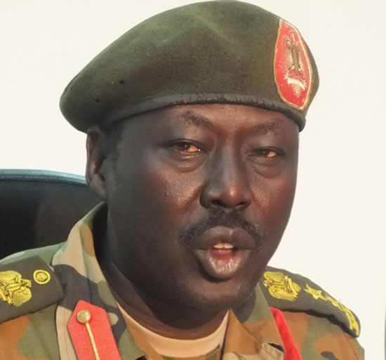 Col. Philip Agwer Panyang, Spokesperson for the South Sudan national army, the SPLA