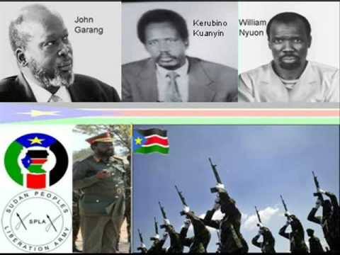 John Garang, Kerubino Kuanyin and William Nyuon