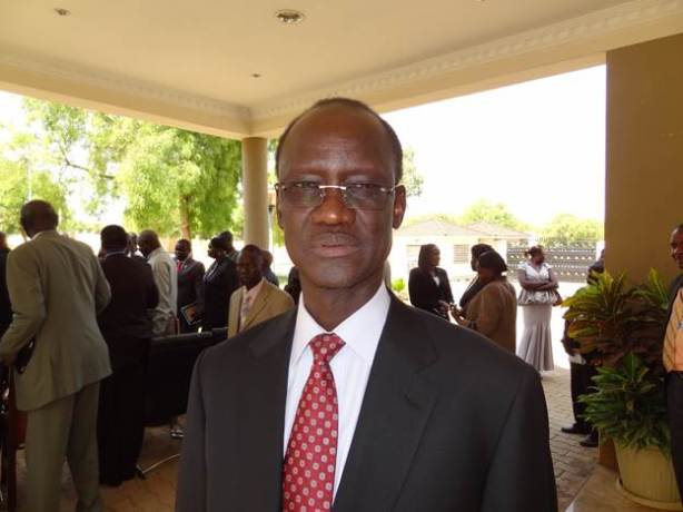 Telar Ring Deng, later South Sudan President Salva Kiir's nominee to become the new justice minister, 21 June 2014