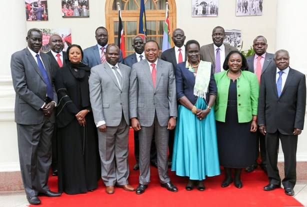G-10 with President Uhuru