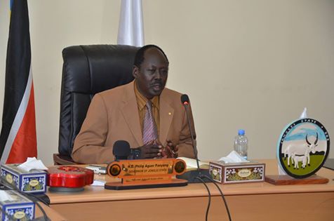 Governor Philip Aguer of Jonglei state