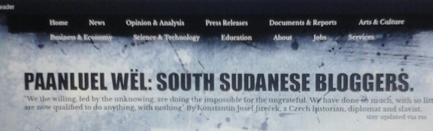 PaanLuel Wël: South Sudanese Bloggers (SSB): The Best Articles, Writers, of the Year 2016